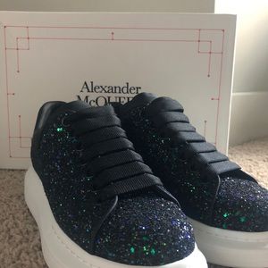 Alexander McQueen Sneaker - black sparkles